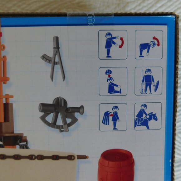 Rare PLAYMOBIL Skull Pirate Ship 5778 Buccaneer building toy BRAND NEW SEALED - Picture 7 of 16